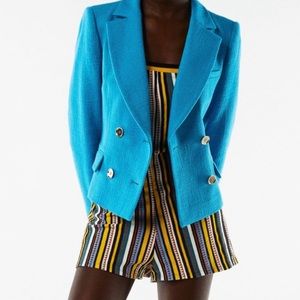 ZARA Textured Blazer - brand new